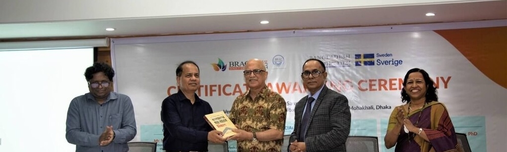 Certificate awarding ceremony of short courses