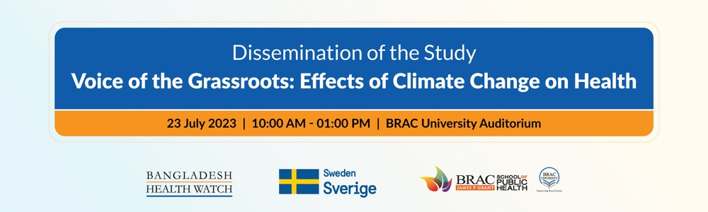 Dissemination - Voice of Grassroots: Effects of Climate Changes on Health