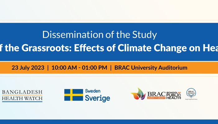 Dissemination - Voice of Grassroots: Effects of Climate Changes on Health