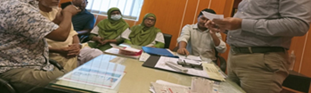 হাসপাতাল কর্তৃপক্ষ, স্থানীয় প্রশাসন ও উপজেলা স্বাস্থ্য অধিকার ফোরাম এর সাথে মতবিনিময় সভা