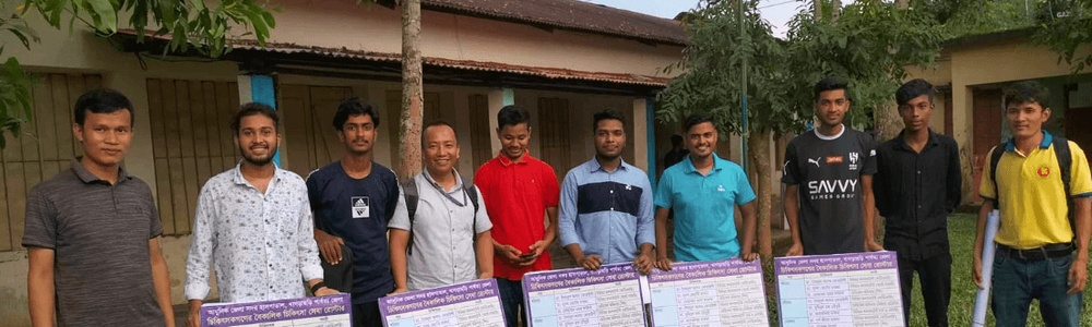 খাগড়াছড়ি আধুনিক জেলা সদর হাসপাতালের বৈকালিক চিকিৎসাসেবা বিষয়ে স্বাস্থ্য অধিকার যুব ফোরামের প্রচারাভিযান