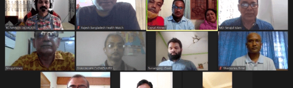 Sunamganj- citizen’s platform started its journey at the district level to improve the health right to all