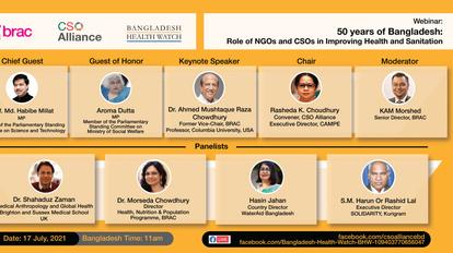 50 Years of Bangladesh: Role of NGOs and CSOs in improving Health & Sanitation